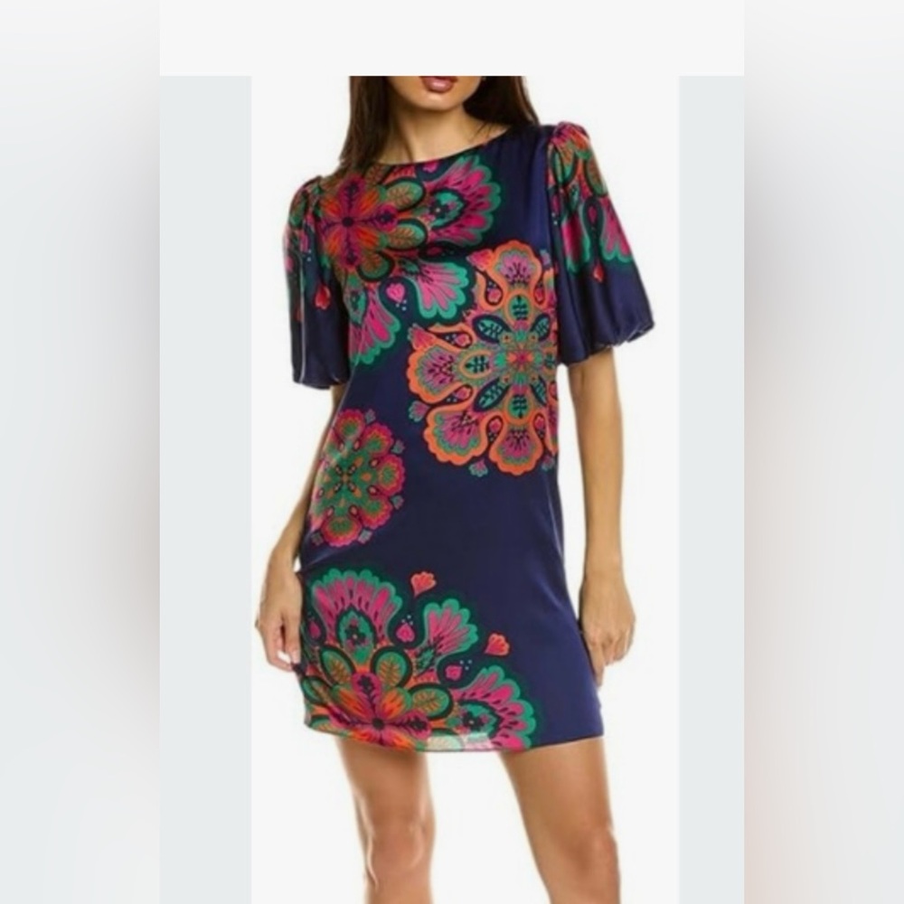 Floral Print Dress - Multicolor
